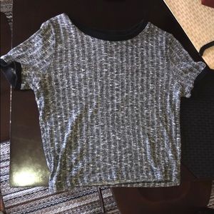 Black and Grey Forever21 Sweater